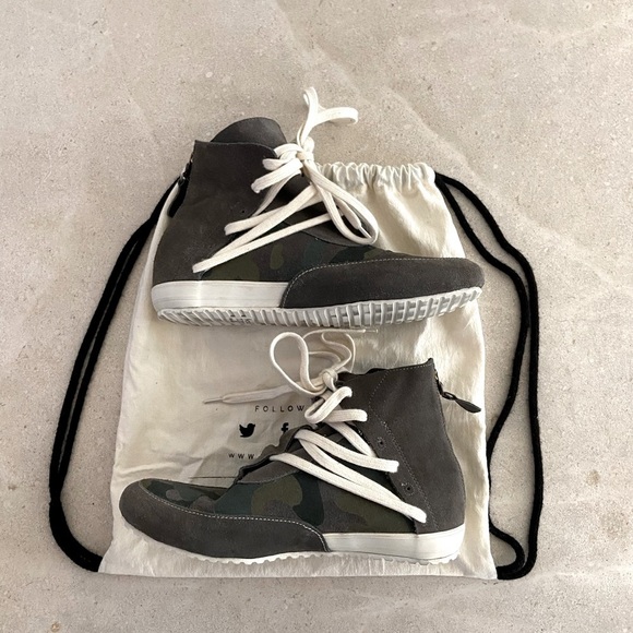 MCNDO camouflage high top sneaker boot US 9 New​​​​​ - Picture 5 of 6